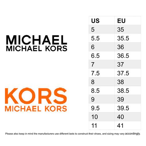 michael kors shoe size|michael kors shoe size review.